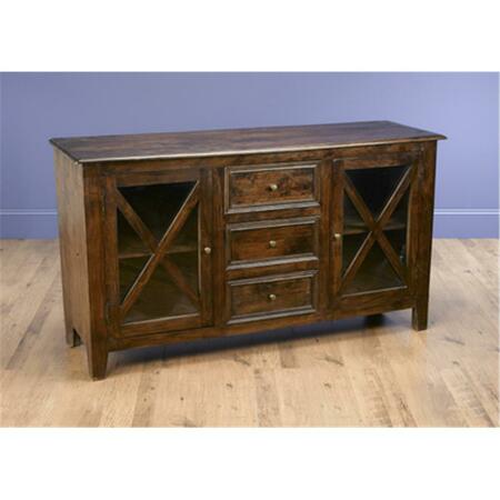 AA IMPORTING Two Door, Three Drawer Buffet - Pecan 48801-PC